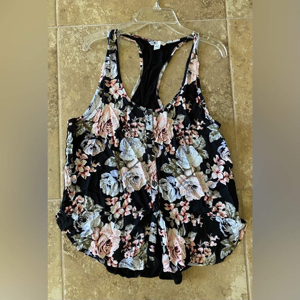 Floral Sleeveless Women's Top